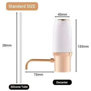 ELECTRIC WINE AERATOR DECANTER POURER AUTOMATIC DISPENSER with USB RECHA… R3